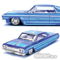 
              Maisto Design 1964 Chevy Impala SS Lowrider in Blue 1/26 (1/24)
            