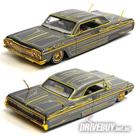 
              Maisto Design 1964 Chevy Impala SS Lowrider in Grey 1/26 (1/24)
            