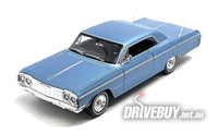 
              Maisto 1964 Chevy Impala SS in Blue 1/26 (1/24)
            