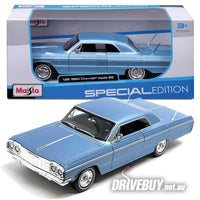 
              Maisto 1964 Chevy Impala SS in Blue 1/26 (1/24)
            