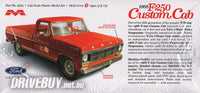 
              Moebius 1968 Ford F250 Custom Cab Pickup Model Kit 1/25
            