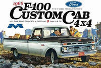 
              Moebius 1966 Ford F100 Custom Cab 4x4 Pickup Model Kit 1/25
            