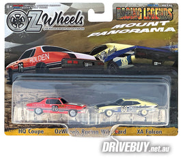 OzWheels Racing Legends: OzWheels Racing HQ Monaro XA Falcon Twin Pack 1/64