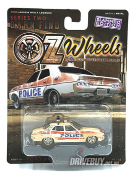 OzWheels Barn Finds Ford Falcon GT Police Car 1/64