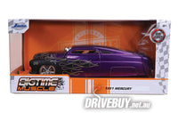 
              JADA Big Time Muscle 1951 Mercury in Purple w/ Black Flames 1/24
            