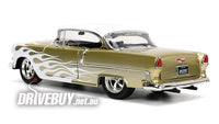 
              Jada Big Time Muscle 1955 Chevy Bel Air Gold/White 1/24
            